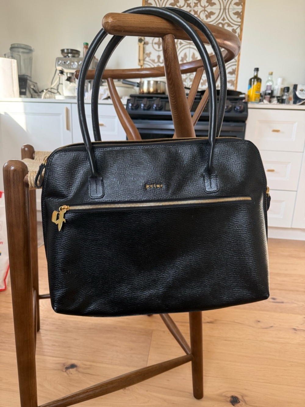 Prince Leather Bag - Black